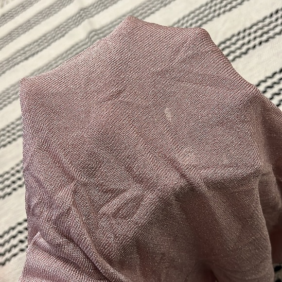 Dusty Rose Pink Sparkling Top - Picture 7 of 7